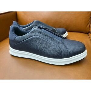 Vance Matteo-WD Slip On Sneakers Mens 10 Navy New Pebble Texture Comfort Shoes